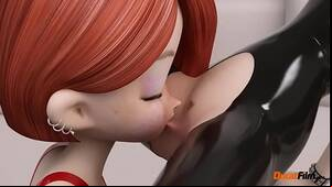 lesbian erotic animation - two lesbian animated in latex - XVIDEOS.COM